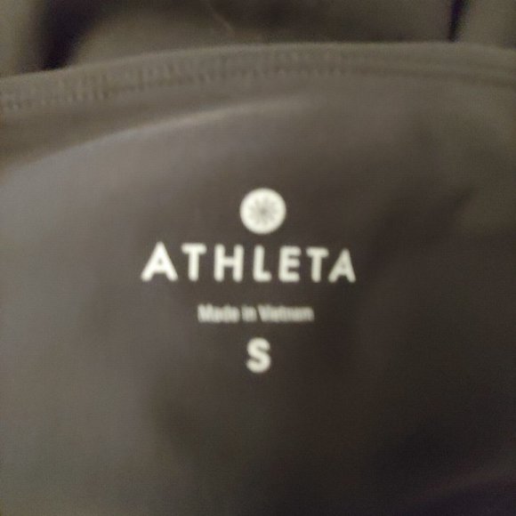Athleta womens black yoga leggings with zipper pockets size S - Picture 14 of 15